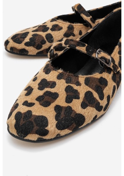 Kadın Kemerli Babet Leopar modelleri