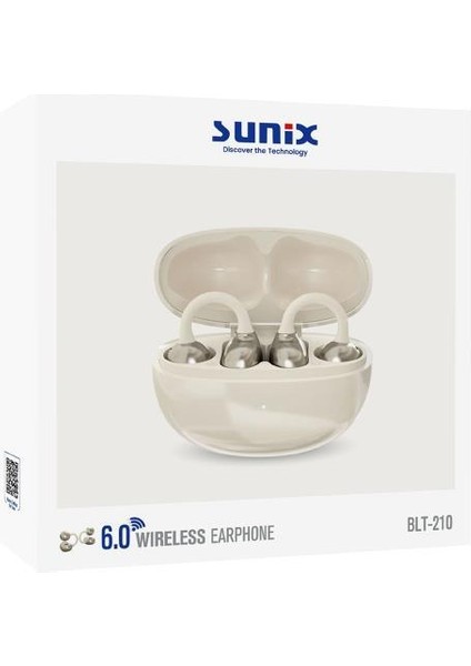 300MAH Kablosuz 6.0 Kulak Içi Bluetooth Kulaklık Bej BLT-210 indirimleri