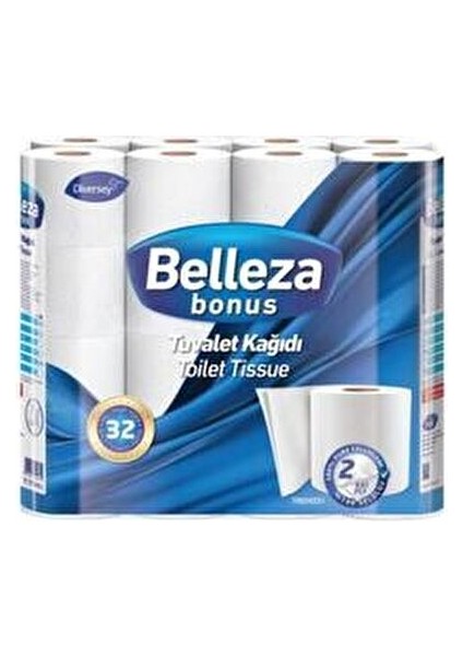 Bonus Tuvalet Kağıdı 32 Rulo 2 Katlı Ultra Yumuşak ve Ekstra Dayanıklı fiyatları