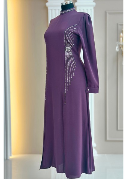 Duru Abiye Elbise Violet