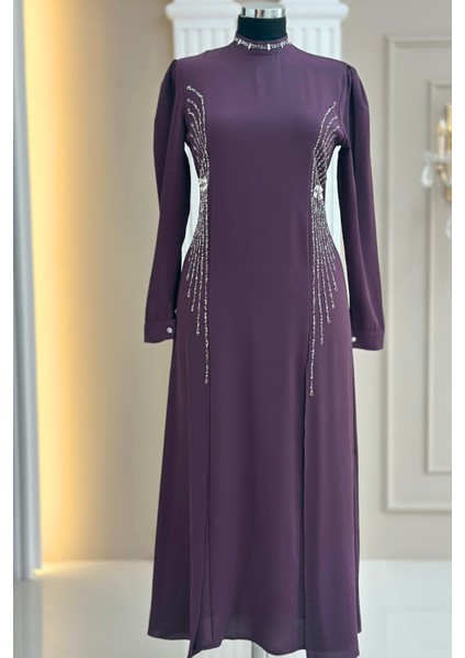 Duru Abiye Elbise Violet modelleri