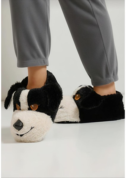 Unisex Yumuşak Taban Sevimli Köpek Panduf Yetişkin ve Çocuk Kız ve Erkek Panduf modelleri