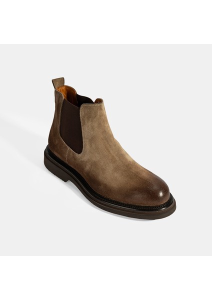 Erkek Vizon Lastikli Süet Bot indirimleri