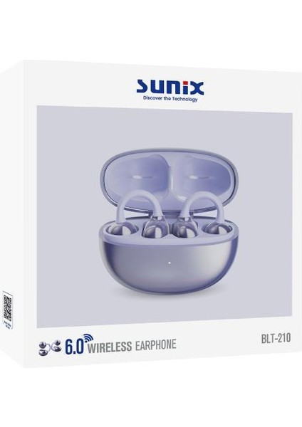 300MAH Kablosuz 6.0 Kulak Içi Bluetooth Kulaklık Mor BLT-210 indirimleri