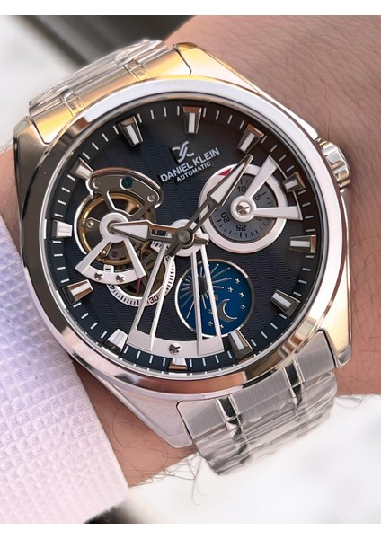 Otomatik Mekanizma Mehtap ve Güneş Kadranlı 2 Yıl Garantili Erkek Kol Saati OTM.14048.2 fiyatları