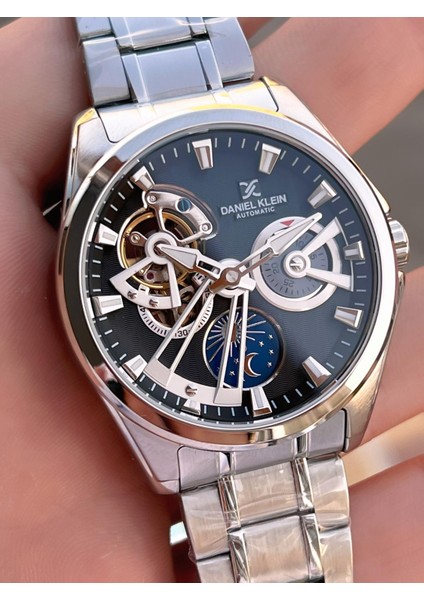 Otomatik Mekanizma Mehtap ve Güneş Kadranlı 2 Yıl Garantili Erkek Kol Saati OTM.14048.2 fırsatları