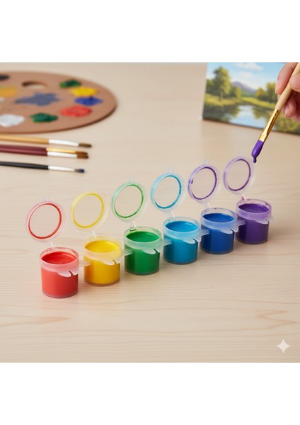 Çok Amaçlı Karıştırma Saklama Boya ve Hobi Kabı 6X25 Ml. 4 Adet indirimleri