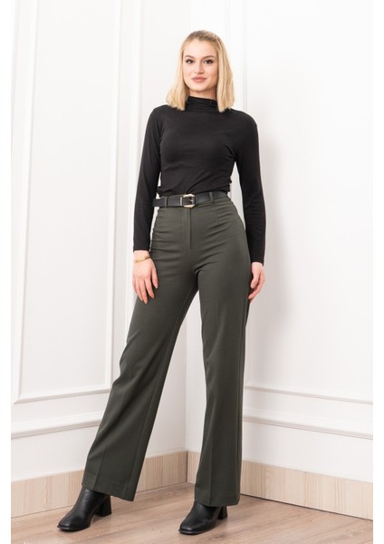 Lara Ince Kemerli Pantolon 30320