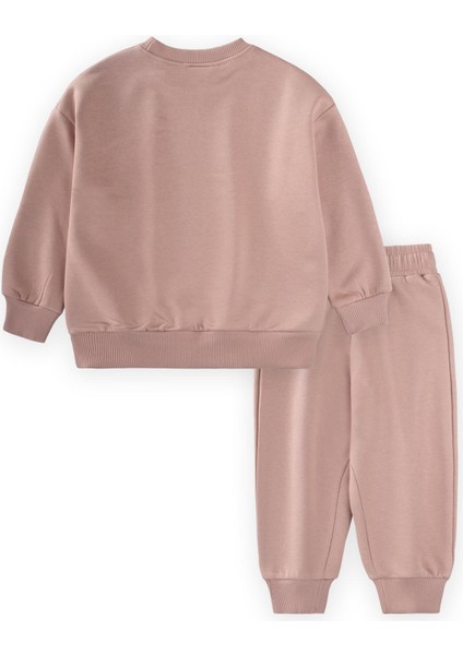 Planör Baskılı Sweatshirt Takım 2-10 Yaş Bej fiyatları