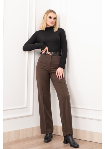 Lara Ince Kemerli Pantolon 30320