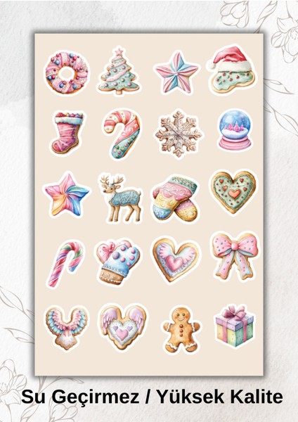 Yeni Yıl Sticker Ajanda Bullet Journal YRM071