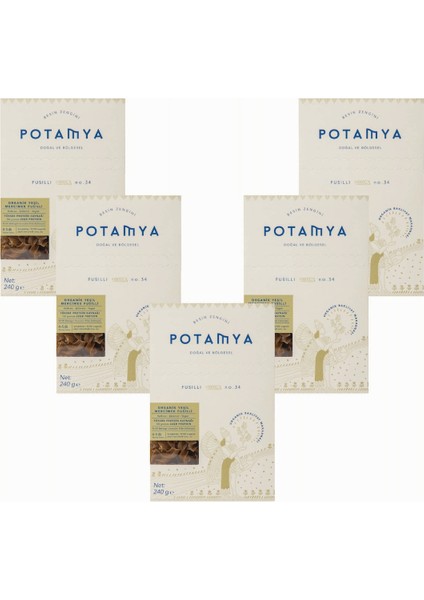 Organik Glutensiz Yeşil Mercimek Fusulli X5