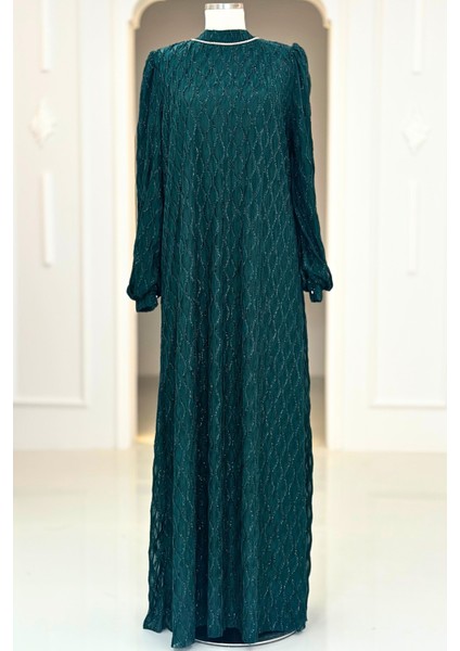 Ravza Abiye Elbise Zümrüt