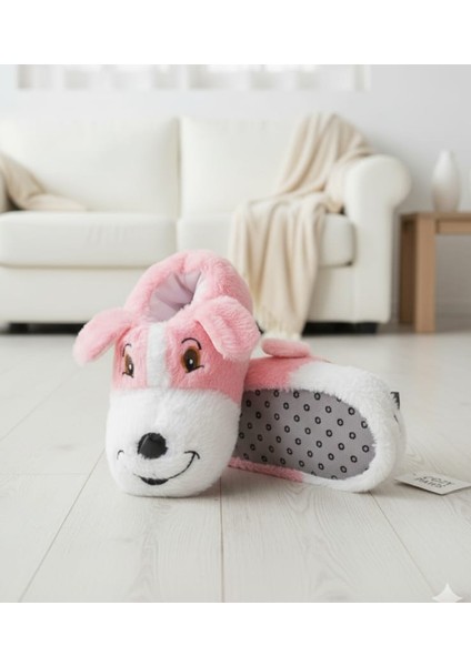 Unisex Yumuşak Taban Sevimli Köpek Panduf Yetişkin ve Çocuk Kız ve Erkek Panduf fiyatları