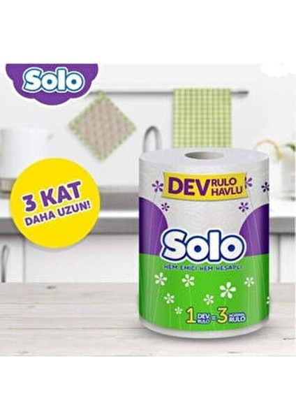 Kağıt Havlu Dev Rulo 4 Adet 2 Katlı Yüksek Emicilik Mutfak ve Temizlik Kullanımı fırsatları