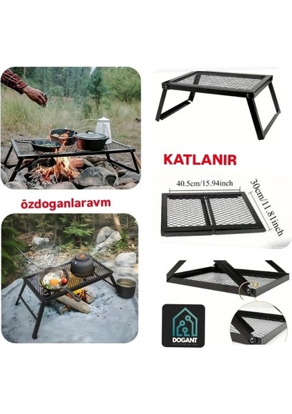 Kamp Piknik Mangalı Izgara Katlanır