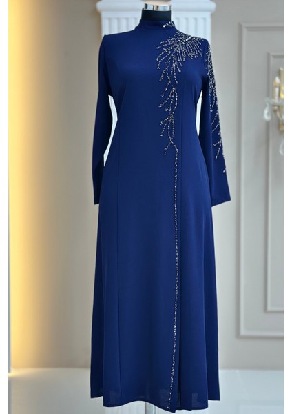 Elisa Abiye Elbise Lacivert