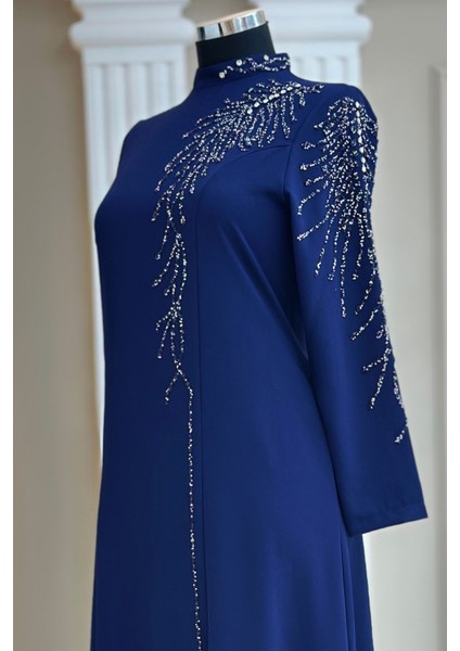 Elisa Abiye Elbise Lacivert modelleri