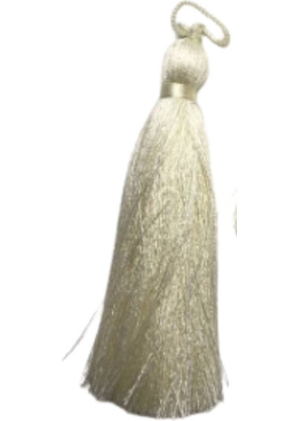 püskül tekli 5 cm 1 adet krem