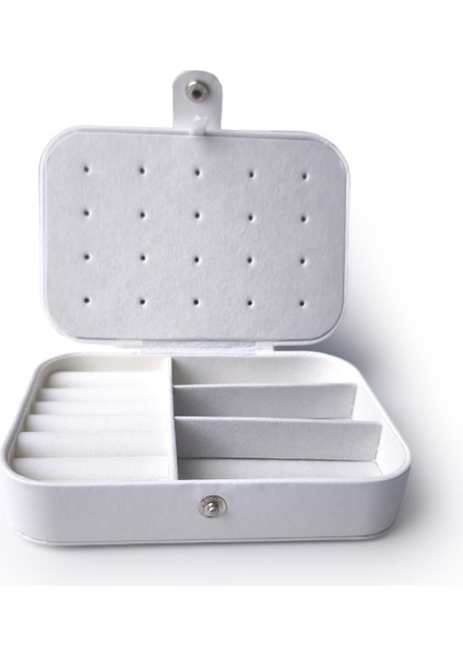 Bölmeli Takı Kutusu Beyaz fırsatları