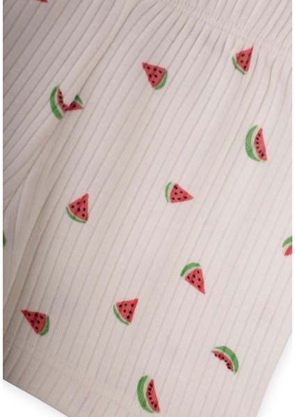 Üçlü Kız Boxer Set 2-9 Yaş Karpuz Desen modelleri