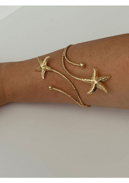 Büyük Iki Denizyıldızı Gold Kol Aksesuarı fırsatları