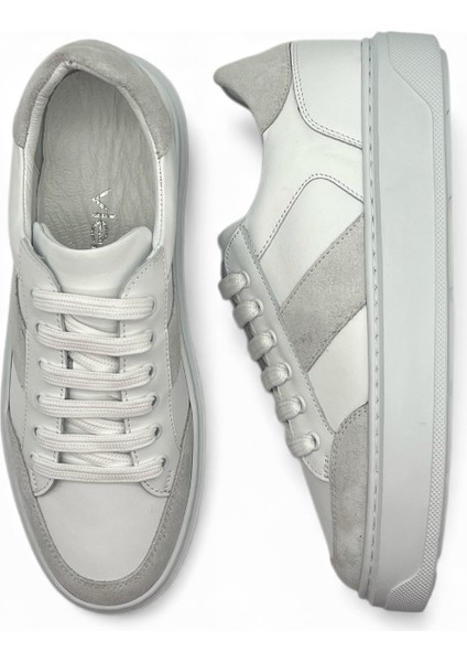 Celestia Hakiki Deri Basic Beyaz Kadın Sneaker fırsatları