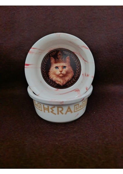 Raccoon Olimpos Serisi Hera Seramik Mama ve Su Kabı 300ML