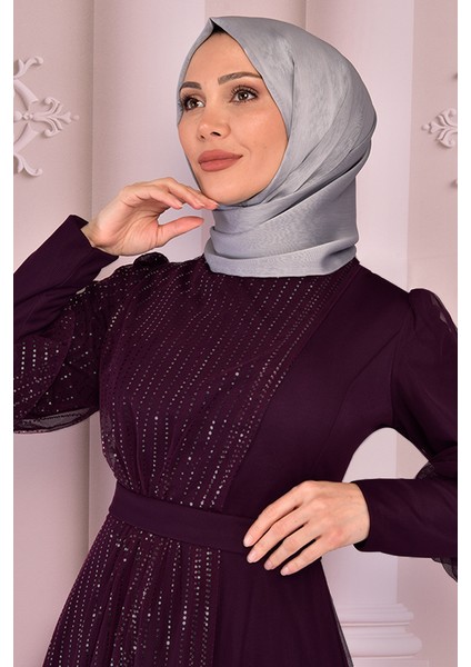 Pullu Tesettür Abiye