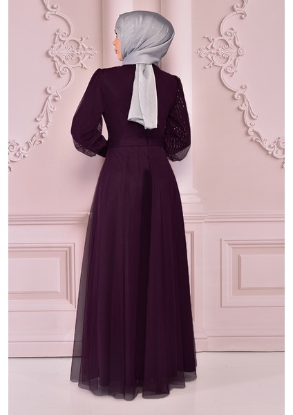 Pullu Tesettür Abiye indirimleri