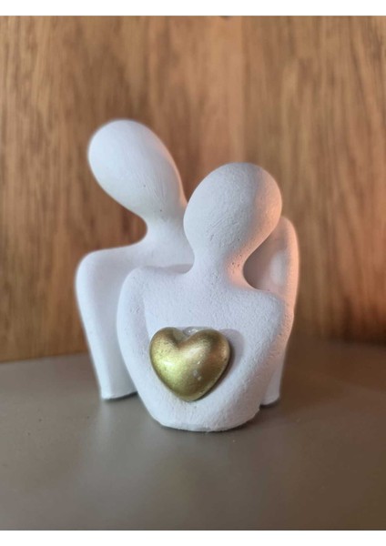 Sarılan Çift Biblosu - Beton Tasarım - Ev Dekoru - Özel Tasarım