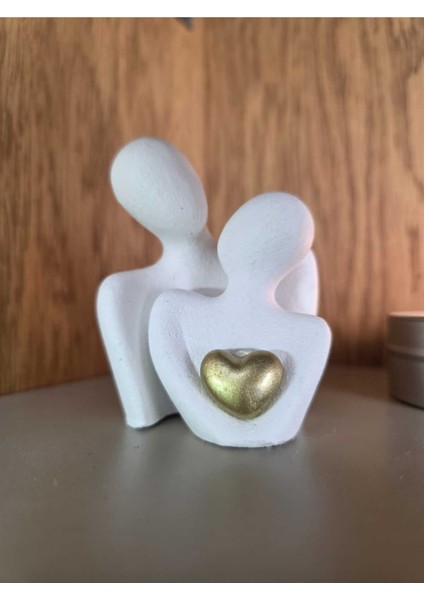 Sarılan Çift Biblosu - Beton Tasarım - Ev Dekoru - Özel Tasarım fırsatları