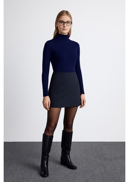 Regular Fit Balıkçı Yaka Kazak Bayan Kazak 25K0780K1 fiyatları