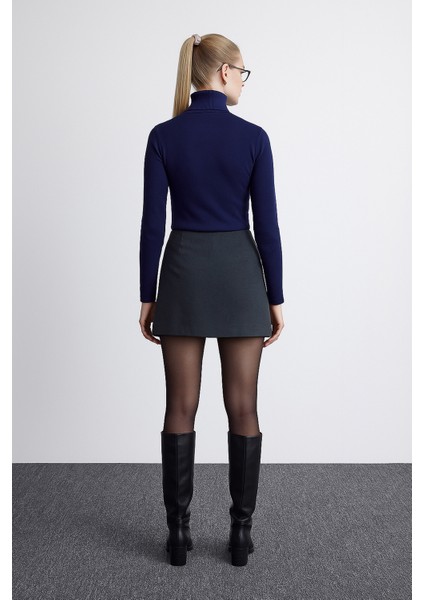 Regular Fit Balıkçı Yaka Kazak Bayan Kazak 25K0780K1 fırsatları