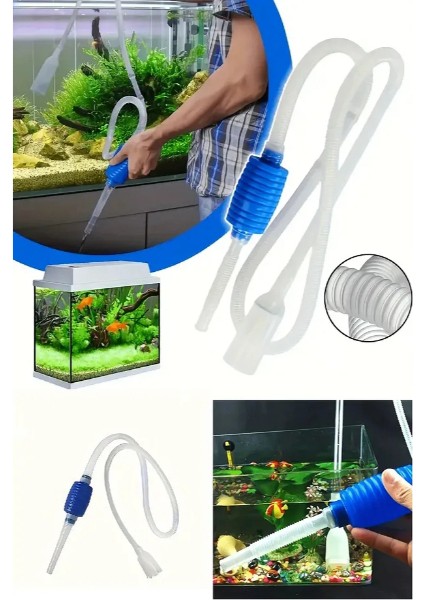 Akvaryum Dip Çekme Sifonu modelleri