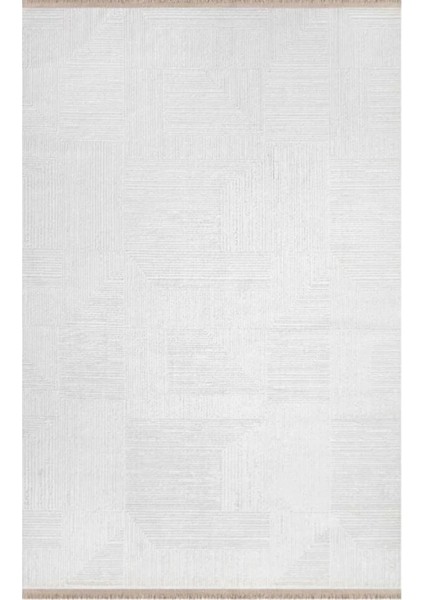 Lizbon 1076 Krem Modern Salon Mutfak Yolluk Oturma Odası Halısı