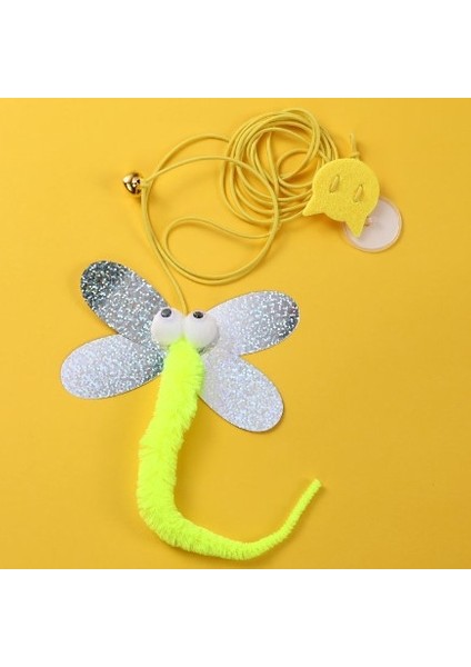 Kelebek Model Elastik Kendinden Yapışkanlı Kedi Oyun Oltası fiyatları