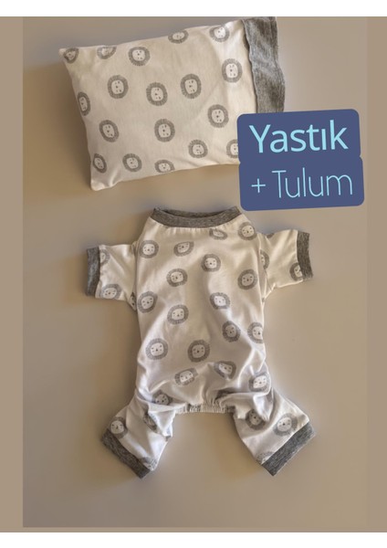 Soft Lion Köpek Uyku Takımı | Pamuklu Penye Köpek Tulumu ve Mini Yastık | Küçük Irklar Için | Tüy Dökülmesini Azaltır fırsatları