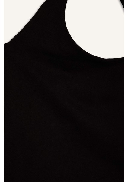 Slim Fit Dar Kesim Halter Yaka Atlet F6279AX25SM fırsatları