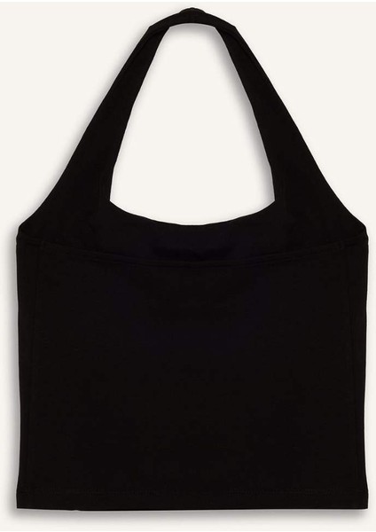 Slim Fit Dar Kesim Halter Yaka Atlet F6279AX25SM indirimleri