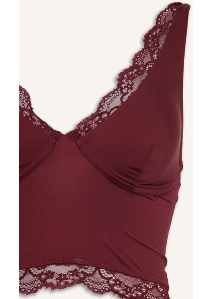 Saten Dantel Detaylı Üst-Fall in Love F7608AX25WN modelleri