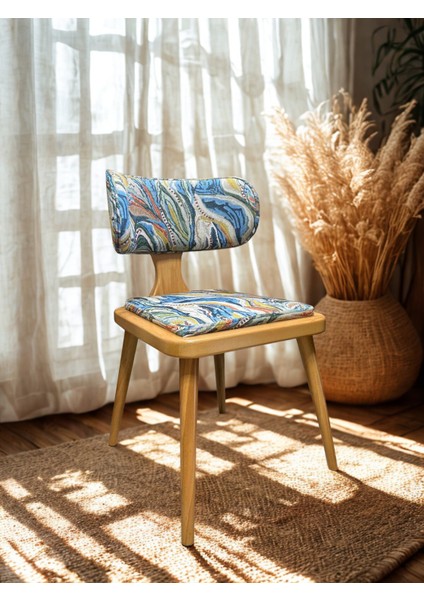 Luvia Sandalye Natural Ahşap Modern Sandalye Hafif Şık Tasarım fiyatları