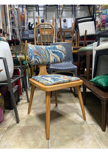 Luvia Sandalye Natural Ahşap Modern Sandalye Hafif Şık Tasarım modelleri