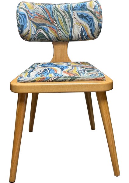 Luvia Sandalye Natural Ahşap Modern Sandalye Hafif Şık Tasarım indirimleri