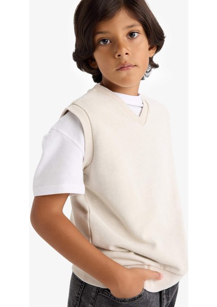 Erkek Çocuk V Yaka Yıkamalı Süveter G1819A825AU modelleri