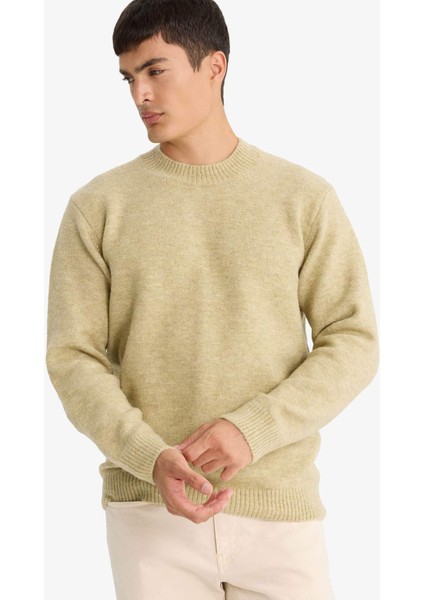 Relax Fit Bisiklet Yaka Triko Kazak E8390AX25CW fiyatları