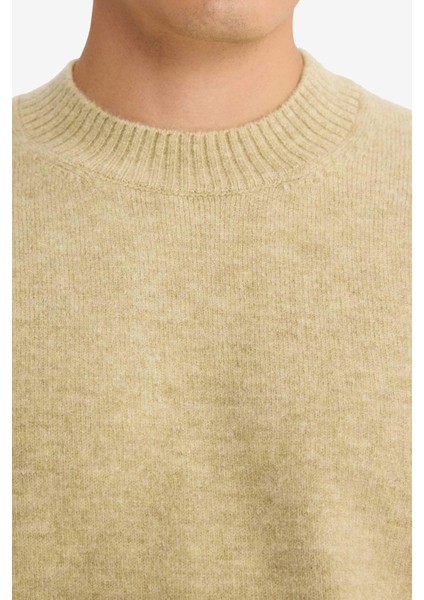 Relax Fit Bisiklet Yaka Triko Kazak E8390AX25CW modelleri