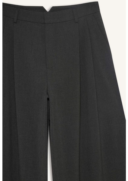 Wide Leg Çift Cepli Yüksek Bel Uzun Boy Pantolon F8213AX25AU modelleri
