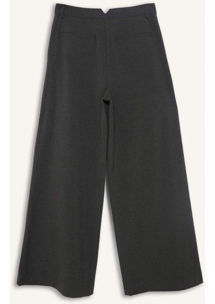 Wide Leg Çift Cepli Yüksek Bel Uzun Boy Pantolon F8213AX25AU fırsatları
