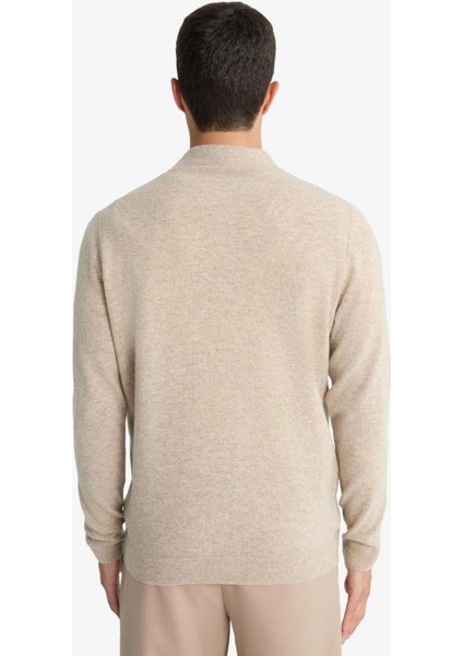 %100 Yün Standart Fit Polo Yaka Kazak F3121AX25WN indirimleri